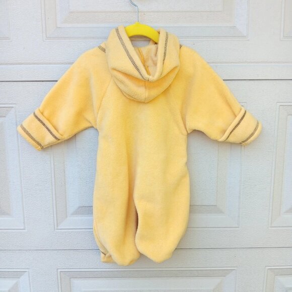 Disney Baby Winnie the Pooh Fleece Hooded Romper Costume Bunting Suit 3-6 Months - Picture 6 of 8